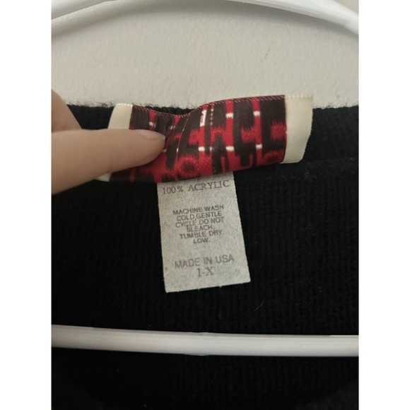 Vintage Carolina Colours Made In USA Abstract Tunic Sweater Size 1X Retro Unique - Picture 6 of 11